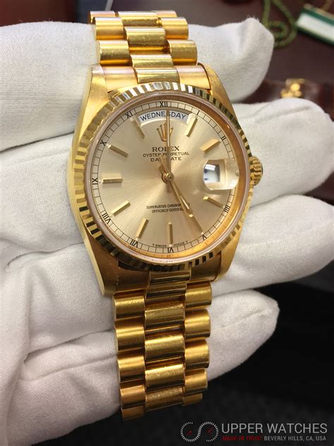 gold presedential rolex|Rolex gold presidential watch price.